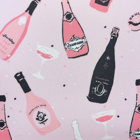 ♠️kate spade Shore Street Tinie Champagne Wristlet Pink Multi NWT - Picture 7 of 9